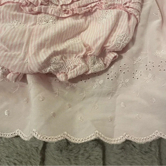 Light Pink Eyelet Dress - Picture 3 of 7
